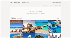 Desktop Screenshot of groupallinclusive.com